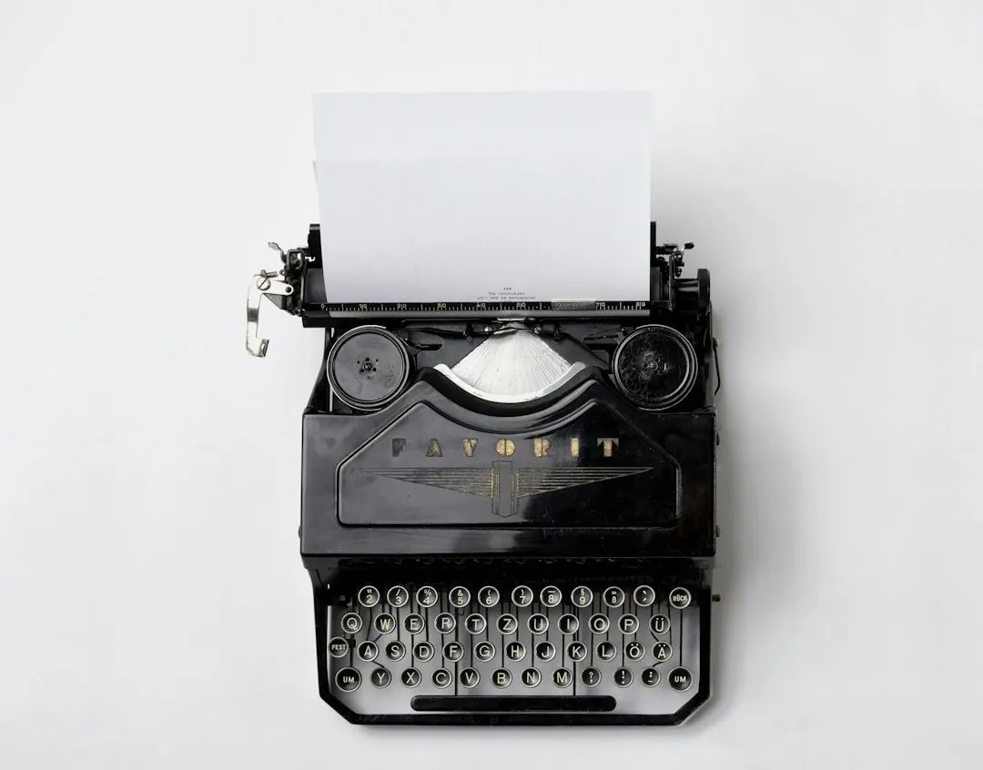 old typewriter