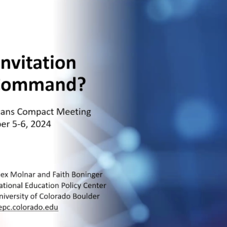 picture of report title page: AI: Invitation or Command?